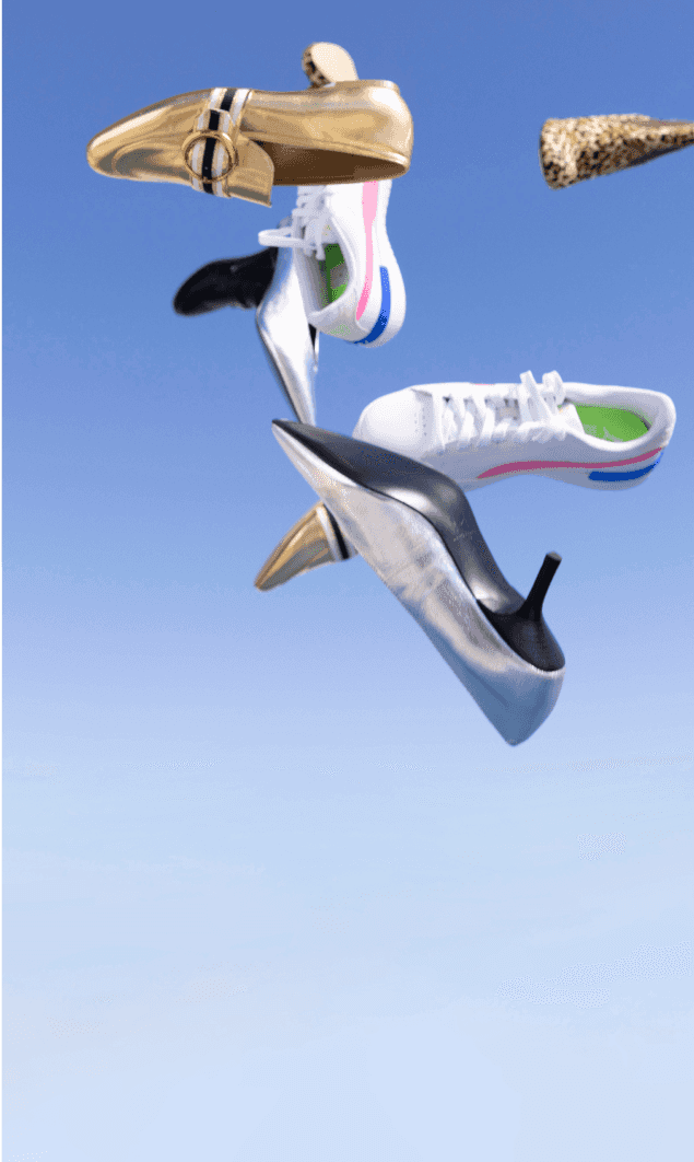 A woman using a phone